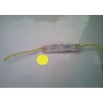 Modul LED 24V cu 3x SMD 2835, lumina galbena, rezistent la apa, cu adeziv