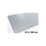 Plasă tuning neagră metalică din aluminiu pentru grilă auto, 100x33 cm