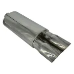 Tobă sport SHUN02 cu silencer, 54 cm, intrare Ø 62 mm, finisaj inox