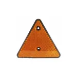 Triunghi reflectorizant portocaliu 15 cm, prindere in 2 puncte, omologat UE