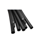 Tub termocontractabil negru 4 mm, rola 200 m, raport contracție 2:1 (VRN-Q4B)