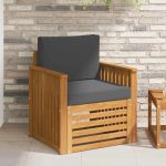 Set de canapele de exterior cu pernă natural 71 x 63 x 73 cm GartenMobel Dekor