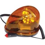 Girofar lacrima galben 24V cu alimentare la bricheta auto, tip LED