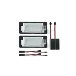 Set 2 lampi LED pentru iluminare numar Audi, VW, Seat, Skoda 18 SMD 6500K (7302-1)