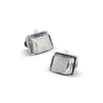 Set 2 lămpi LED pentru număr Mercedes, lumină albă puternică, cod 7204
