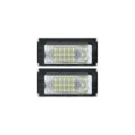 Set lampi LED pentru iluminare numar Mini Cooper R50/R52/R53, 18 SMD, 6500K (Cod 7113)