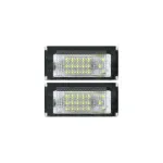 Set lampi LED pentru iluminare numar Mini Cooper R50/R52/R53, 18 SMD, 6500K (Cod 7113)