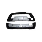 Set bullbar față și spate pentru Dacia Duster I 2012–2017, plastic negru-argintiu