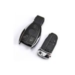 Carcasă cheie/telecomandă compatibilă Mercedes, 3 butoane, cu lamelă, Cod 2005