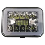 Proiector LED 20W cu stroboscop si Angel Eyes alb, 12/24V (SPT301-201)