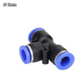 Racord aer tip T 8 mm push-in pentru instalații pneumatice camion
