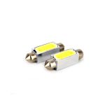 Set 2 becuri LED sofit COB 39mm 1.5W CANBUS pentru auto, fără erori