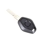 Carcasă cheie telecomandă compatibilă BMW, 3 butoane, cu lamelă metalică (Cod 5003)