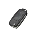 Carcasă cheie telecomandă compatibilă Volkswagen, 2 butoane, cu lamelă metalică (Cod 9001)