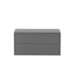 Dulap de perete Leziter Boxie cu 2 sertare, 40x80x37 cm, antracit