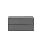 Dulap de perete Leziter Boxie cu 2 sertare, 40x80x37 cm, antracit