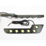 Lumini de zi LED 036T 6W COB, alb rece, set pentru montaj auto