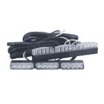 Set lumini de zi LED FL6011 12V, lumină albastră pentru auto