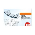 Set ornament toba inox compatibil Mercedes E AMG, 2 bucati (Cod EAMG)