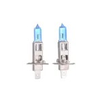 Set 2 becuri auto halogen H1 12V 55W Diamond Vision, efect xenon