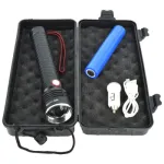 Lanternă LED reîncărcabilă P-11 cu stroboscop, baterie și cutie