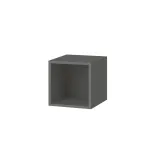 Dulap de perete deschis Leziter Boxie 40x40x37 cm, antracit, modular