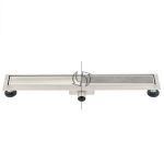 Rigolă de duș Leziter Linea 70 cm, placabilă cu faianță, inox