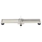 Rigolă de duș Leziter Linea 70 cm, placabilă cu faianță, inox