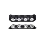 Set proiectoare plafon 4x4 pentru plafon, 4 lampi cu becuri H3 si cablaj (99 cm)