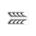 Set 2 abțibilduri 3D „Priză Aer” FK3, 11 x 39 cm, auto