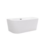 Cadă freestanding Leziter Still 150x75x58 cm, acril sanitar, alb