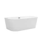 Cadă freestanding Leziter Still 170x80x58 cm, acril sanitar alb, design modern