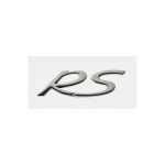 Emblemă auto RS cromată, autoadezivă, 10,5 x 5 cm (Cod 02)