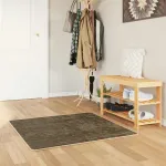 Covor Runner MARSA Verde Pădure 100 x 100 cm Poliester și PVC GartenMobel Dekor