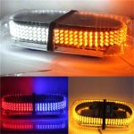 Rampă girofar LED albastru 12/24V cu magnet, 31 cm, ART101A