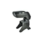 Cotieră auto universală premium neagră, reglabilă, cu capac culisant și buzunare