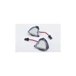 Set 2 lămpi LED pentru oglindă VW, lumină exterioară 18 LED 6500K (Cod 7411)