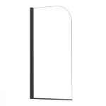 Paravan de cadă Leziter Eva 70x140 cm, sticlă securizată 6 mm, profil negru