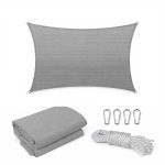 Pânză de umbrire Leziter Rana 3x4 m, dreptunghiulară, gri, cu accesorii