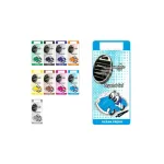 Odorizant auto Vanesica Smiley Crystal Gel Ocean Fresh, cu prindere pe grila