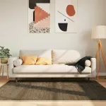 Covor Runner MARSA Verde Pădure 170 x 120 cm Poliester și PVC GartenMobel Dekor