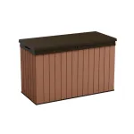 Cutie de depozitare grădină Curver Darwin 662L, maro, capac tip bancă