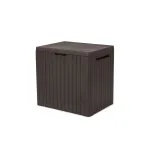 Cutie depozitare grădină Curver City 113L, plastic maro, tip masă