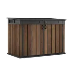 Cutie de depozitare pentru grădină Curver Signature 2020 L, finisaj nuc