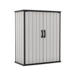 Dulap de depozitare pentru grădină Curver Premier High Store gri-maroniu