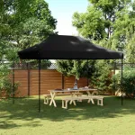 Cort pentru Petreceri Negru 279 x 410 x 315 cm Material Oxford GartenMobel Dekor