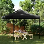Cort pentru Petreceri Negru 292 x 292 x 315 cm Material Oxford GartenMobel Dekor