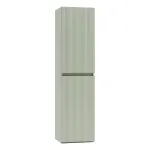 Dulap lateral de baie suspendat Leziter Trent, verde, 140 cm, 4 rafturi