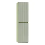 Dulap lateral suspendat baie Leziter Trent 140 cm, verde fistic-olive