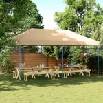 Cort pentru Petreceri Bej 292 x 580 x 315 cm Material Oxford GartenMobel Dekor
